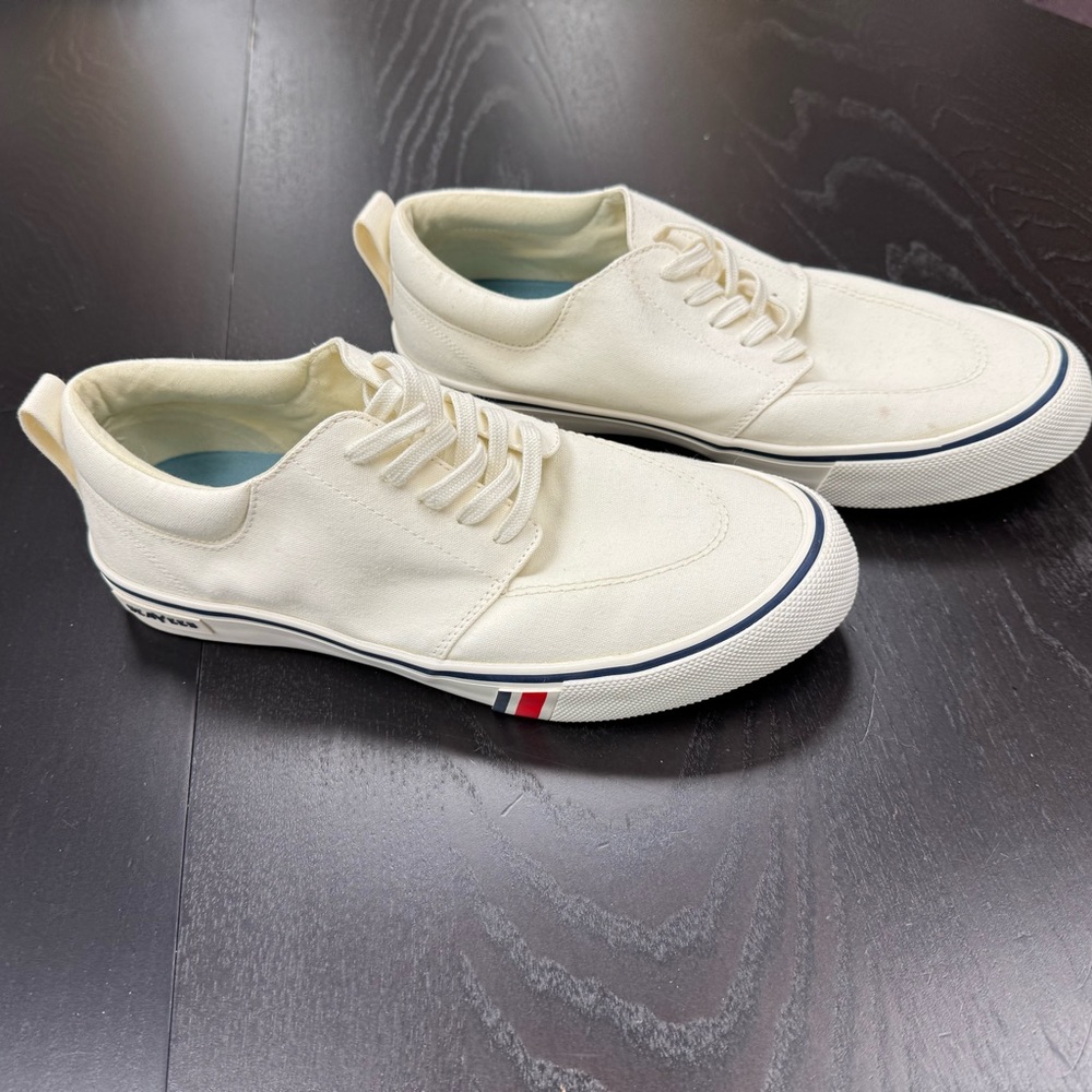 SeaVees Off-White Canvas Sneakers